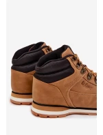 Pánská treková obuv s teplou podšívkou Lee Cooper LCJ-25-03-3843M Camel