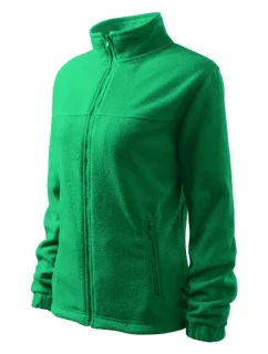 Jacket fleece dámský středně zelená