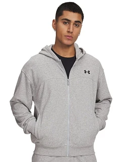 Pánská mikina s kapucí a zapínáním na knoflíky Under Armour Rival LW FZ 6009346-011