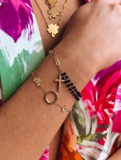 MARIPOSA náramek ve zlaté barvě FashionStreet LY0096