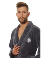 Pánský župan 2114 Marine graphite - L&L