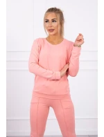 Tepláková souprava v meruňkové barvě Tepláková souprava v meruňkové barvě