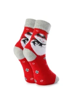 Unisex vánoční ponožky v krabičce – 1 pár se sněhulákem