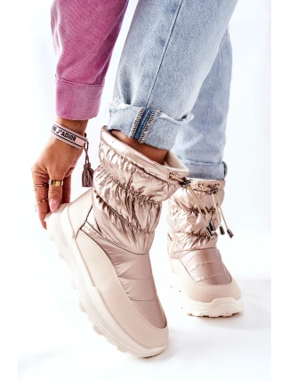 Dámské Sněhule Zlaté Starbone Dámské Sněhule Zlaté Starbone