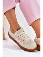 Dámské Tenisky Na Platformě Béžové Syliyana