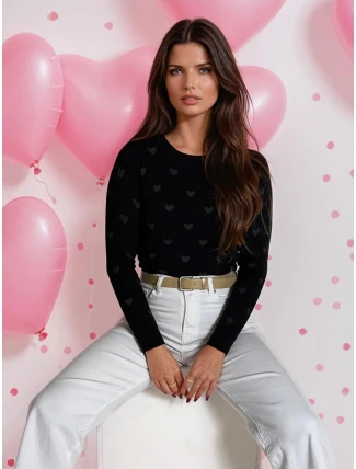 FREYJA dámský svetr černý FashionStreet MY2061