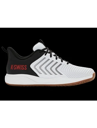 Tenisky K-swiss ULTRASHOT TR INDR WHITE/BLACK/HIGH RISK RED-M (04602-153-M)