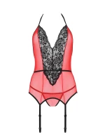 Korzet Passion Peonia barva:červená