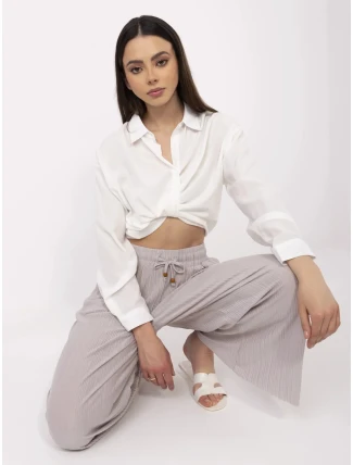 Kalhoty D16080AB62392D2 béžové