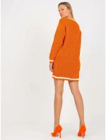 Dámský svetr LC SW 8023  tmavě oranžový