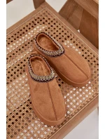 Dětské/módní sněhule s výšivkou na platformě Jolisse – camel Dětské/módní sněhule s výšivkou na platformě Jolisse – camel