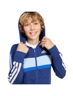 Dětské tepláky adidas Seasonal Essentials Tiberio 3-Stripes French Terry navy blue JI6035