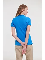 Russell Athletic 566F Dámské elastické piqué polo 10.566F bright royal Russell Athletic 566F Dámské elastické piqué polo 10.566F bright royal