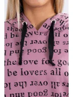 Tmavě růžová sada s potiskem Tmavě růžová sada s potiskem