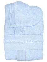 The One Towelling Baby Bathrobe Dětský župan 48.1007 light blue