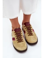 Dámské Nízké Sněhule Z Semiše Big Star SS274680 HI-POLY SYSTEM Limetkové