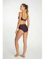 Tmavě švestkový jednoduchý maxi spodní díl - Julimex