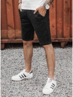 Pánské džínové šortky černé FashionStreet SX2435