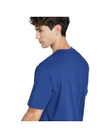 Pánské tričko adidas Essentials Small Logo Single Jersey modré JF1093 pánské