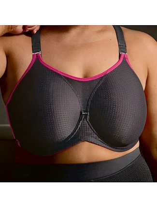 performance wireX sport. podprsenka s kost. nastavitelná ramínka 5599 anthrazit/pink - Active performance wireX sport. podprsenka s kost. nastavitelná ramínka 5599 anthrazit/pink - Active