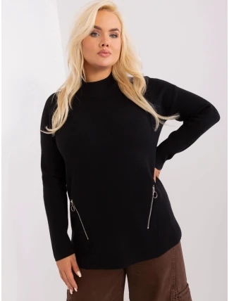 Dámský svetr PM SW PM717.20 černý - FPrice Dámský svetr PM SW PM717.20 černý - FPrice