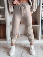 Dámské tepláky ELEGRA mocha FashionStreet UY2515 Dámské tepláky ELEGRA mocha FashionStreet UY2515