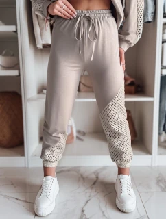 Dámské tepláky ELEGRA mocha FashionStreet UY2515