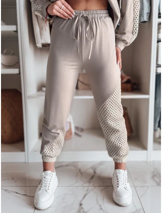 Dámské tepláky ELEGRA mocha FashionStreet UY2515