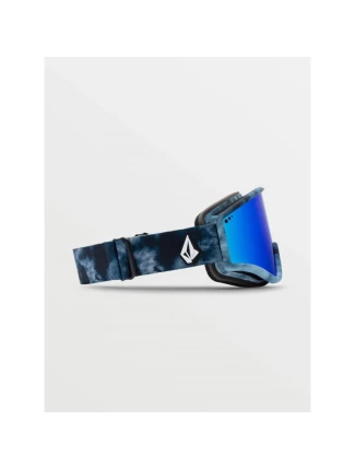 Dámské/pánské snowboardové brýle Volcom YAE LAGOON TIE DYE/BLUE CHROME s UV ochranou v modré barvě (VG0722110)