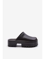 Dámské žabky na masivní podešvi Big Star NN274014 Černé