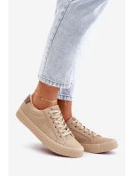 Zateplené Dámské Tenisky Big Star OO274A461 Béžové