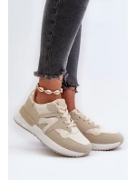 Dámské eko kožené tenisky béžové Vinelli Dámské eko kožené tenisky béžové Vinelli