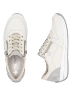 Dámská krémová kožená sportovní polobotka Rieker N1100-80