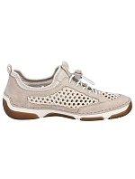 Dámská ažurová pohodlná béžová obuv Rieker 55960-60