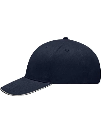 Daiber MB 6541 Lehce broušená 6 panelová sandwich kšiltovka 03.6541 navy/white Daiber MB 6541 Lehce broušená 6 panelová sandwich kšiltovka 03.6541 navy/white
