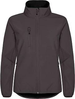 Clique Classic Softshell Jkt W Dámská 3-vrstvá softshellová bunda 67.0915 dark grey
