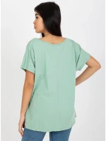 Tričko RV TS 4832.47P tmavě hnědé