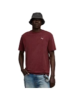 Pánské tričko Puma Ess Elevated Relaxed Wash Tee burgundy 688048 96 pánské