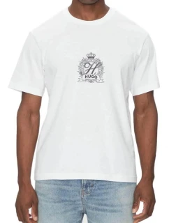 Tričko HUGO Daminor bílé (50538246-100)