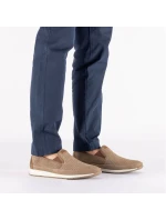 Rieker pánské kožené prolamované polobotky hnědé 11955-64