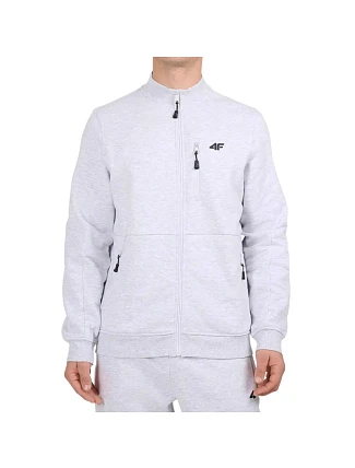 Pánská mikina 4F M2547 cool light grey melange 4FWMM00TSWSM2547 27M pánské