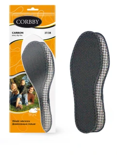 Corbby CARBON wkładki z tkaniną dystansującą i węglem aktywnym