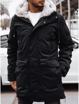 Pánská zimní bunda černá FashionStreet TX4594