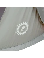 Samonosný plážový stan NILS CAMP NC3142 Červeno-šedý