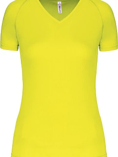 Kariban ProAct PA 477 Dámské sportovní tričko s výstřihem do V 20.P477 fluorescent yellow