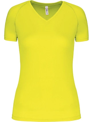 Kariban ProAct PA 477 Dámské sportovní tričko s výstřihem do V 20.P477 fluorescent yellow Kariban ProAct PA 477 Dámské sportovní tričko s výstřihem do V 20.P477 fluorescent yellow