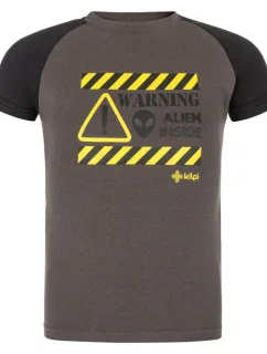 Chlapecké tričko Salo-jb tmavě šedá - Kilpi