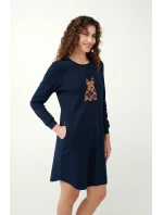 Vamp - Vánoční noční košile s potiskem skotského teriéra 21512 - Vamp Vamp - Vánoční noční košile s potiskem skotského teriéra 21512 - Vamp