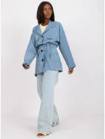 Dámský kabát EM EN 5422.22P tmavě modrý