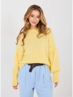 Jumper MI SW 0302.18 světle žlutý Jumper MI SW 0302.18 světle žlutý